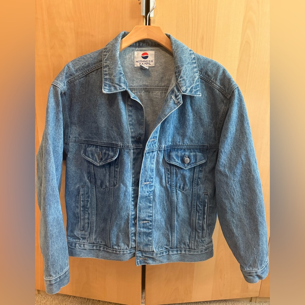 Vintage Pepsi Logo Jean Jacket